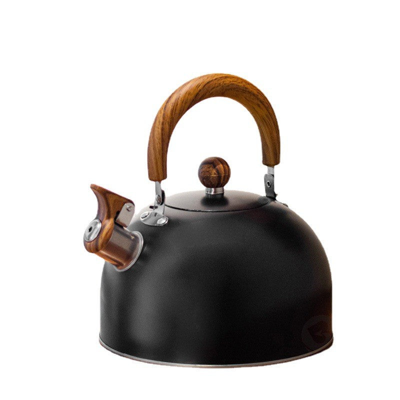 Bouilloire vintage Retro Inox variante noire