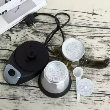 Cafetière italienne électrique Authentica démontée - Mon Univers Thé et Café