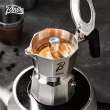 Cafetière italienne inox base chauffante