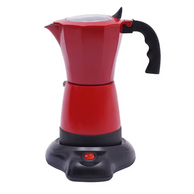 Cafetière italienne electrique Roma Moka rouge