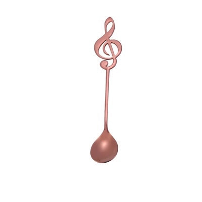 Cuillère à thé Musicale variant or-rose