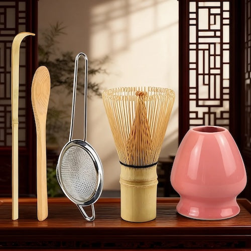 Kit thé matcha Chasen & Co variant rose