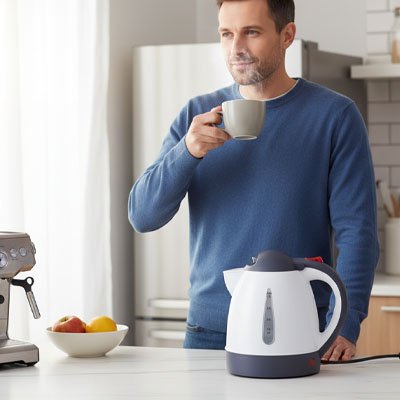 Mini bouilloire | Ultra - compacte - Mon Univers Thé et Café