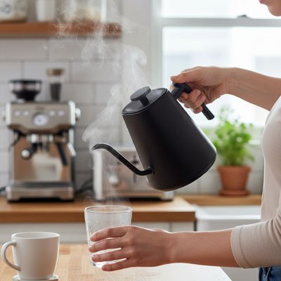 Petite bouilloire électrique | CompactExpress™ - Mon Univers Thé et Café