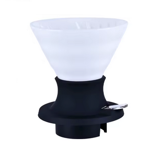 Porte filtre café Céramique Barista variante blanche