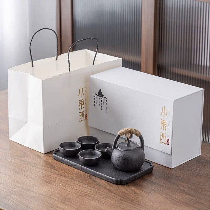 Service à thé japonais Osaka variante noir