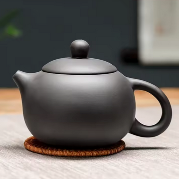 Théière céramique Yixing Artisanale variante noire