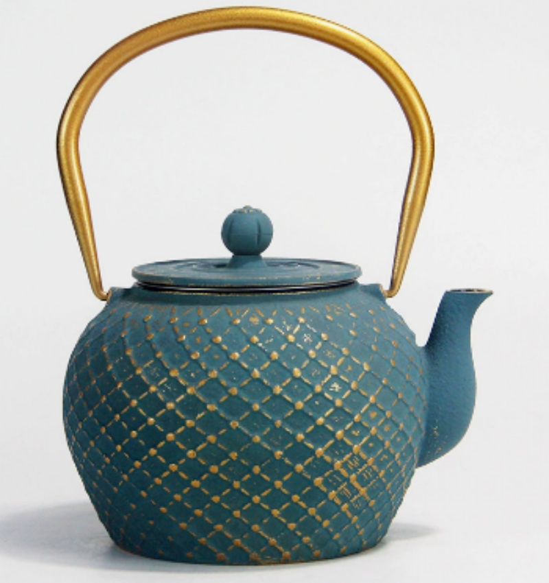 Théière en fonte variante verte