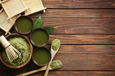 Préparation du thé Matcha
