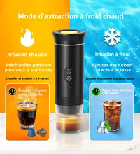 Modes d'extraction cafetiere portable