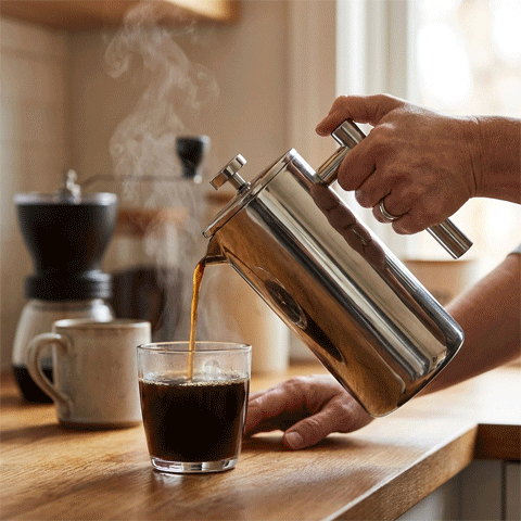 Cafetière à piston Saveur Exquise animation
