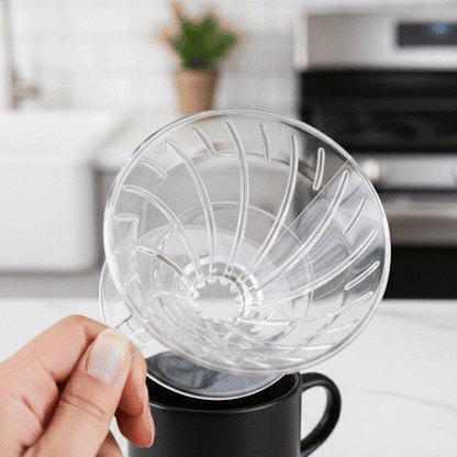 Porte filtre café Premium Clear-animation