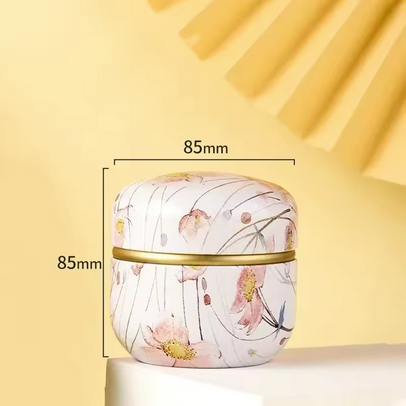 Boite à thé - Élégance Romantique - variante blanc