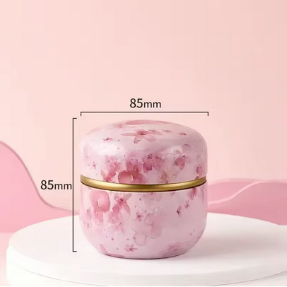 Boite à thé - Élégance Romantique - variante rose