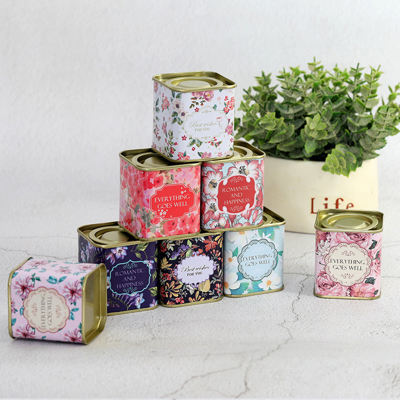 Boite de fleur Floral Vintage superposées