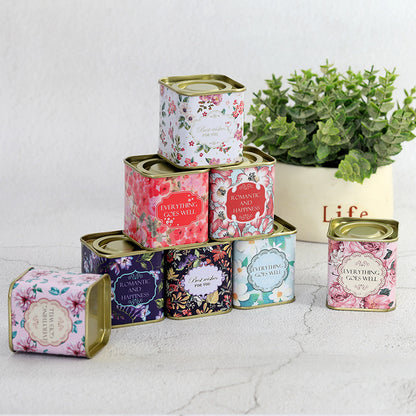 Boite de fleur Floral Vintage superposées