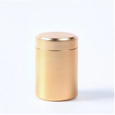 Boite thé Élégance Hermétique variante or
