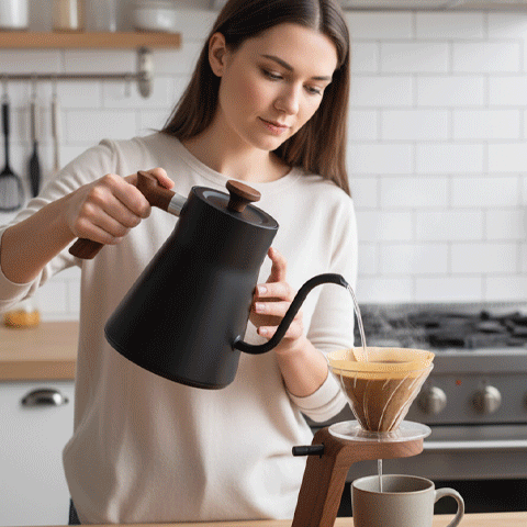 Bouilloire à température réglable Compacte - Animtion