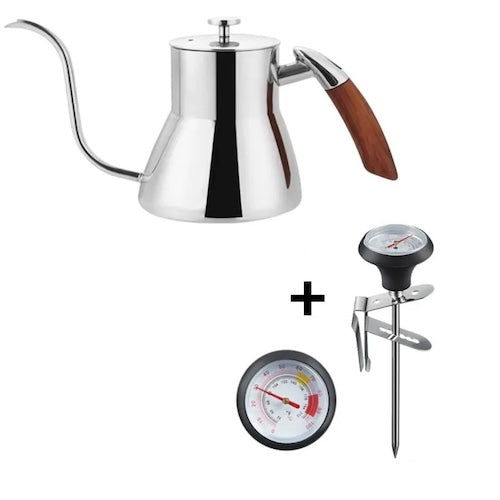 Bouilloire cafe italienne Progretto variante avec thermomètre
