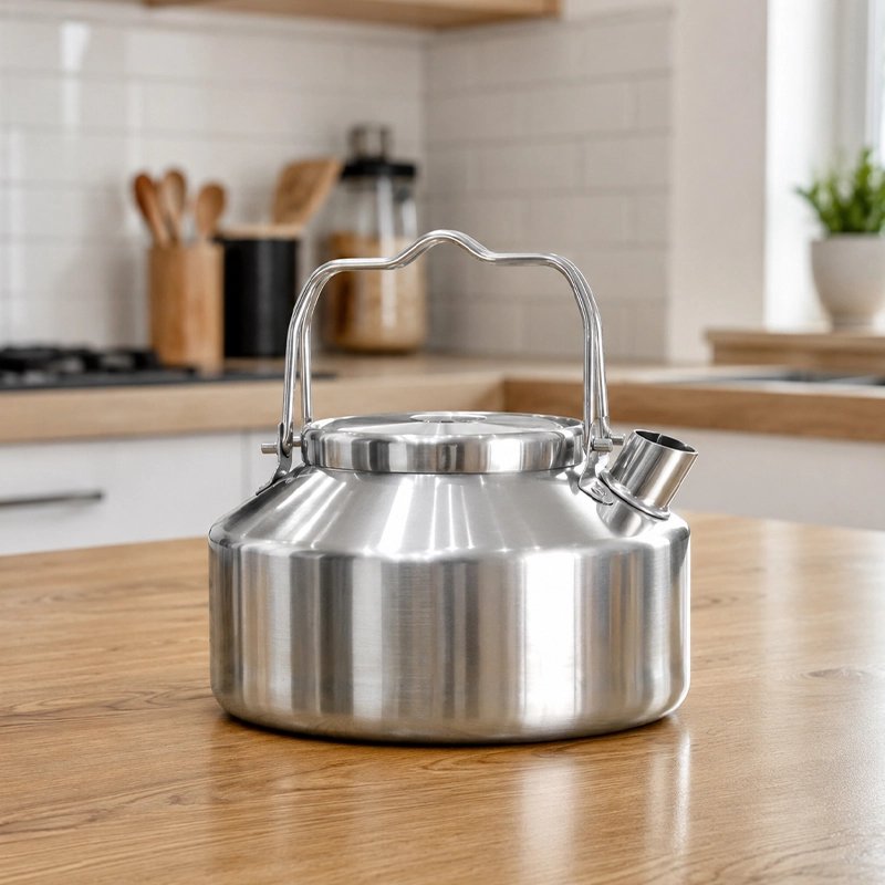 Bouilloire en inox Artisan sur un comptoir