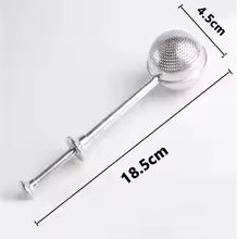 Boule à thé Infusion Inox variante poussoir