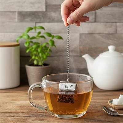 boule à thé originale Canard-Maison dans tasse