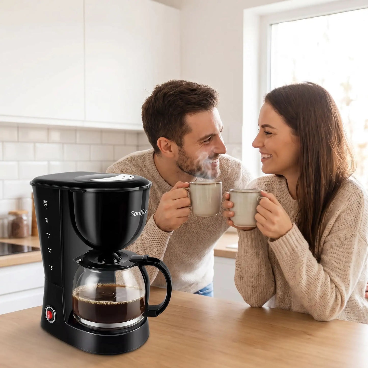 Csfetiere filtre AutoBrew cou^le déguste leur café