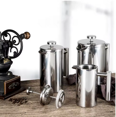 Cafetière à piston Arômes Authentiques avec moulin à café