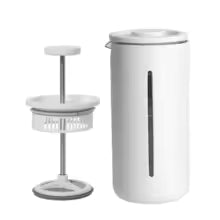 Cafetiere a piston blanche