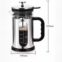 Cafetiere à pression mesure
