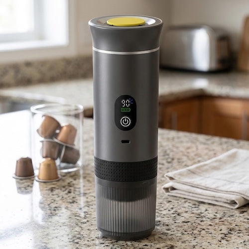 Cafetiere de voyage Evasion variant gris