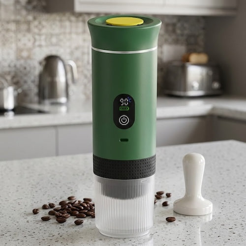 Cafetiere de voyage Evasion variant vert