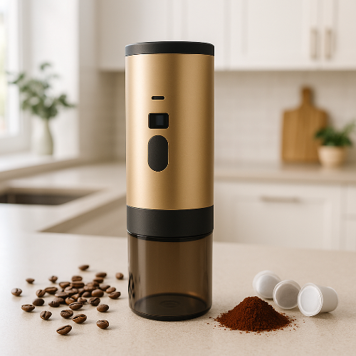 Cafetière de voyage  Nomade USB sur comptoir
