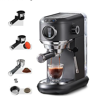 Cafetière dosette ExpressoPro19 avec accessoires - Mon Univers Thé et Café