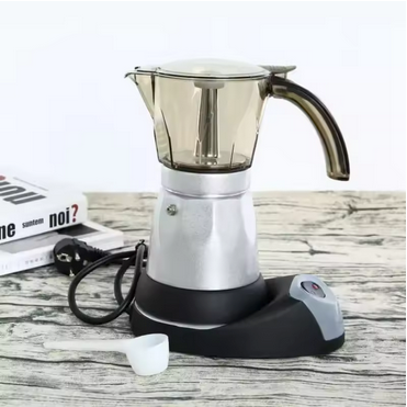 Cafetiere italienne electrique Authentica sur table