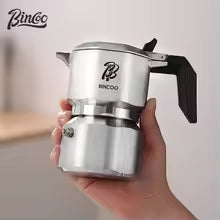 Cafetère italienne inox main