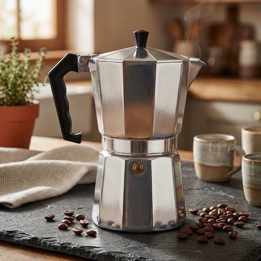 Cafetiere italienne Itacaf sur le comptoir