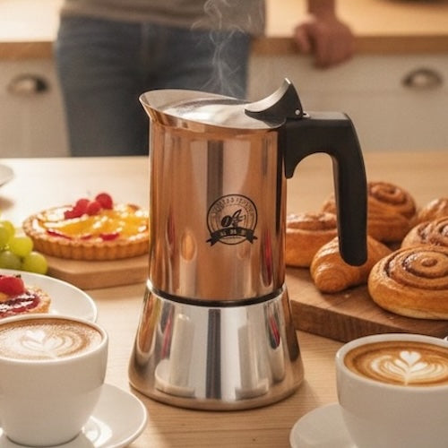 Cafetière italienne pour induction Premium Or Rose variant