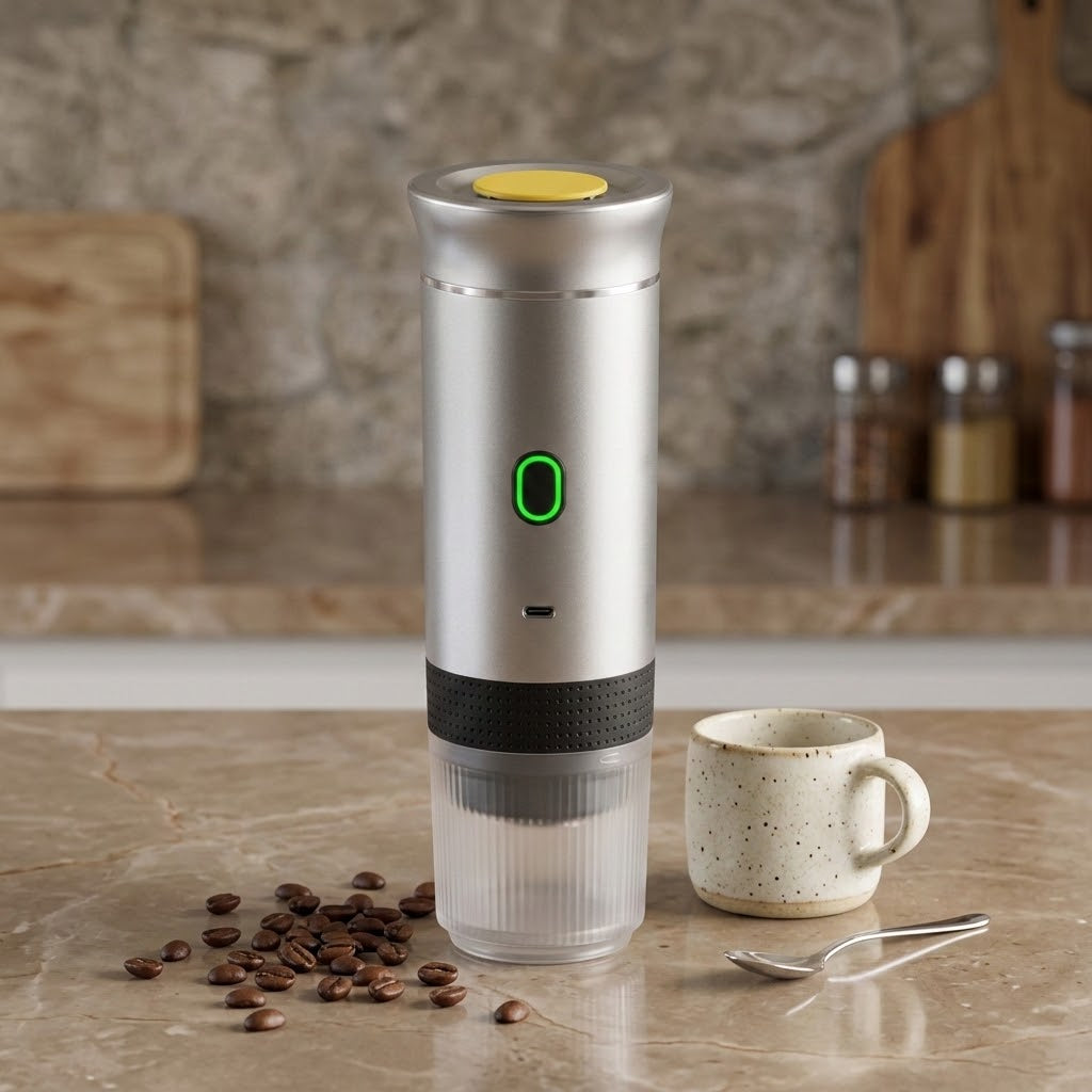 Cafetière pofrtable Barista Nomade variant argent