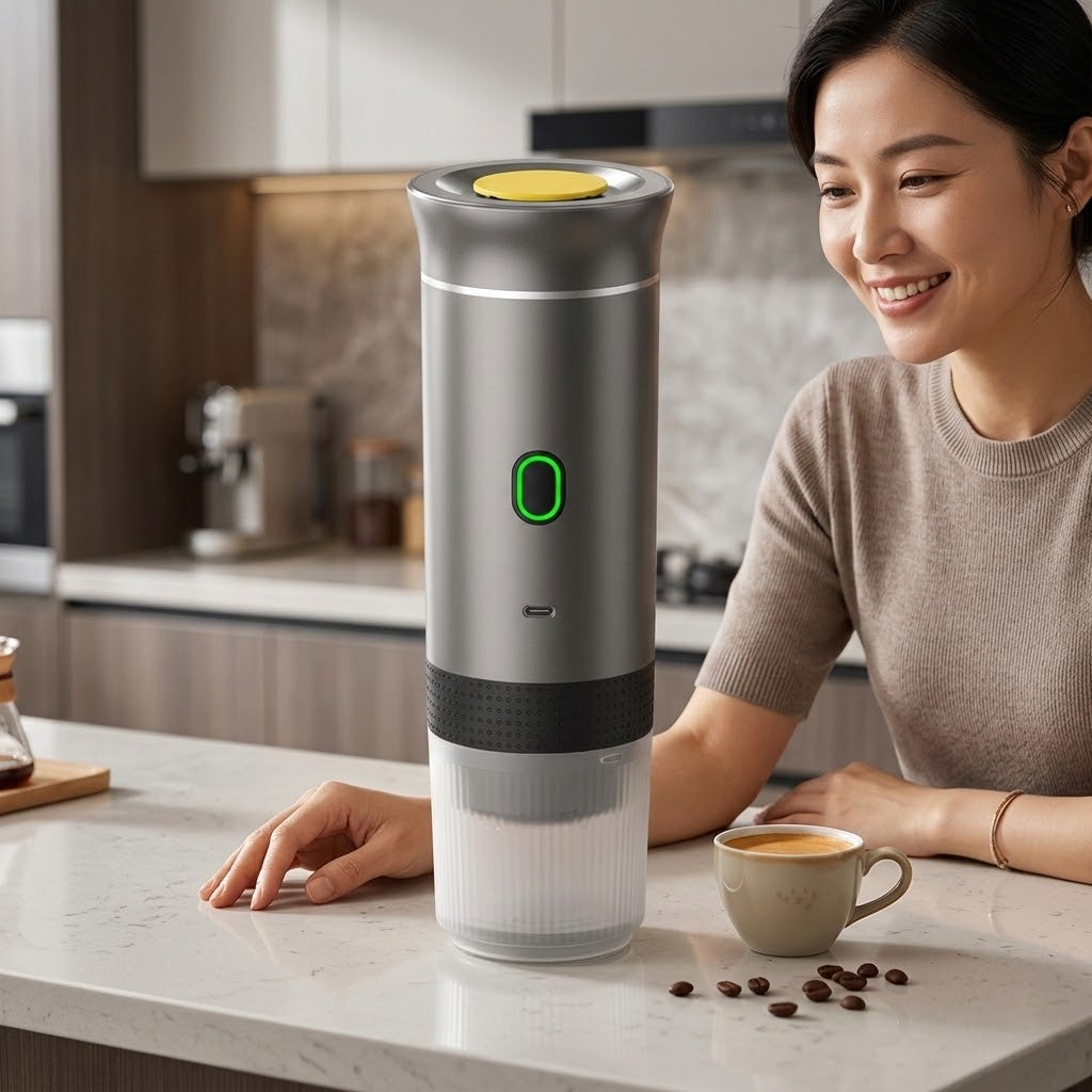 Cafetière pofrtable Barista Nomade variant gris