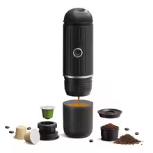Cafetiere portable capsule café grain