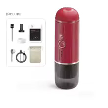 Cafetiere portable Espresso 19Bar variante rouge