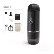 Cafetiere portable Espresso 19Bar variante noire