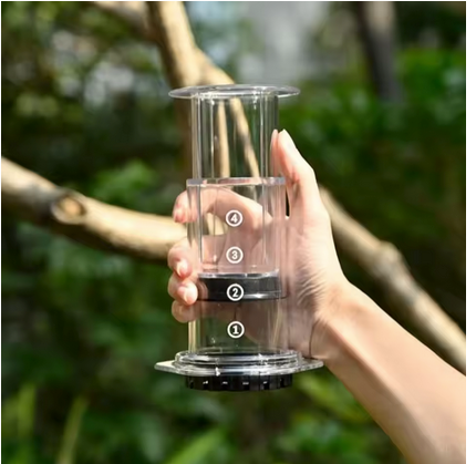 Cafetière portatif Extraction Parfaite tenue en main