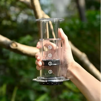 Cafetière portatif Extraction Parfaite tenue en main