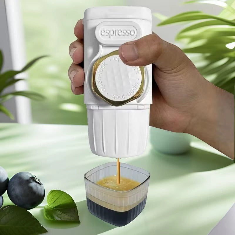 Cafetière portative Espresso Portable variante blanche