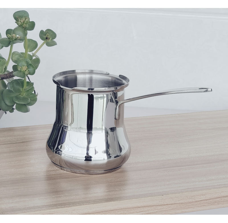 Cafetiere turque Inox Tradition sur table