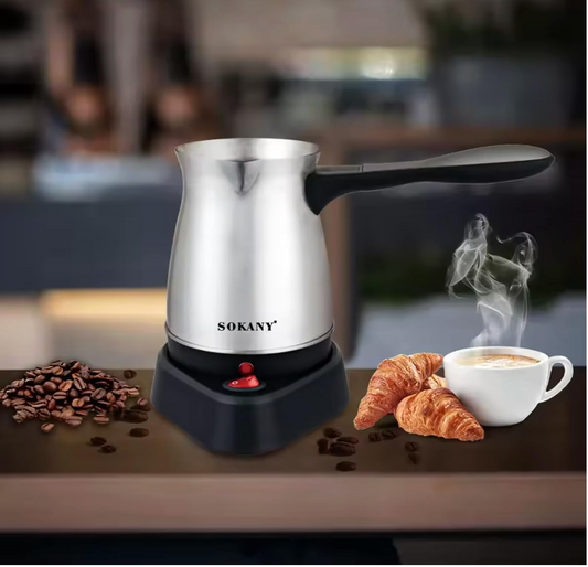 Cafetière turque OrientalGourmet avec café et croissant- Mon Univers Thé et Café