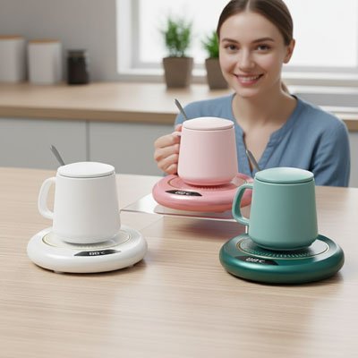 Chauffe tasse USB trois couleurs