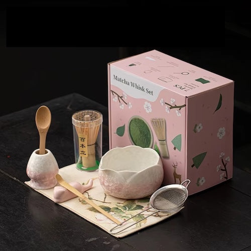 Coffret thé matcha Tradition Authentique variante blanc